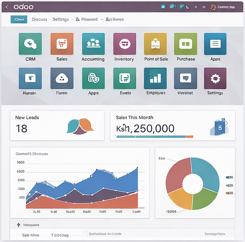 Odoo Dashboard Overview
